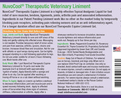 NuvoCool Therapeutic Veterinary Liniment 64 oz.